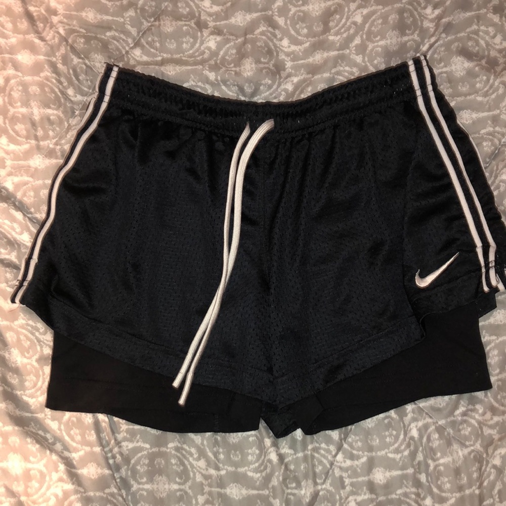 Women Black Nike Shorts